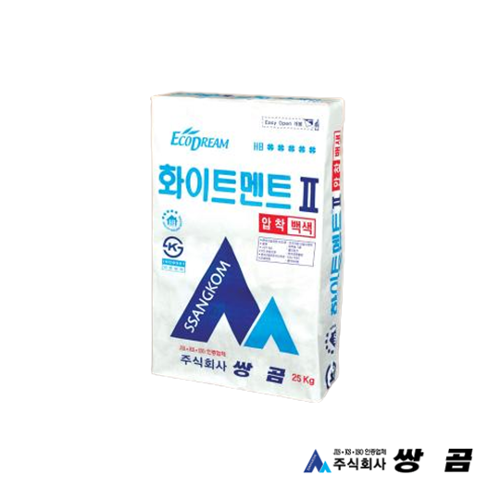 쌍콤白시멘트Ⅱ20kg(내장줄눈)